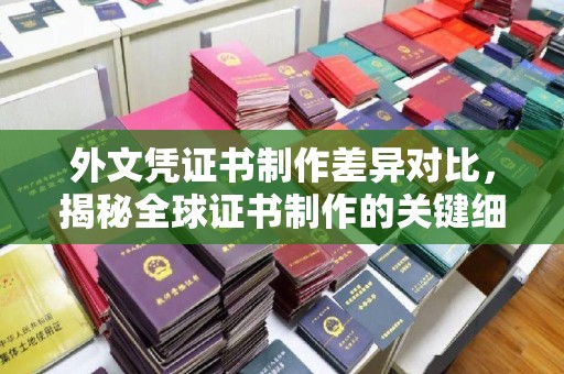 黔东南外文凭证书制作差异对比，揭秘全球证书制作的关键细节